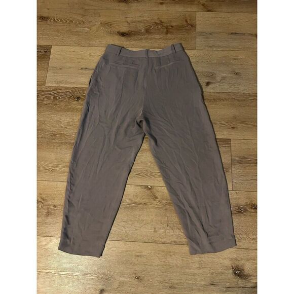 Babaton Womens Brown Wide Leg High Rise Trousers Size 10 - Picture 2 of 3